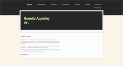 Desktop Screenshot of bonnitaapperleyart.com